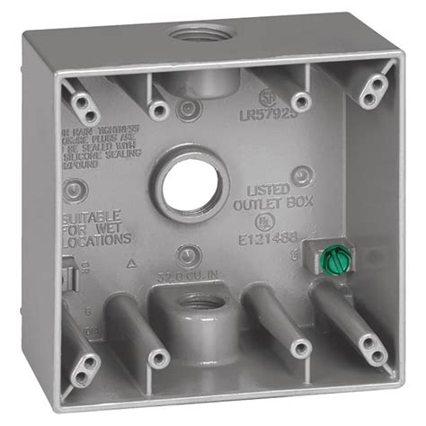 double gang box electrical|weatherproof 2 gang outlet box.